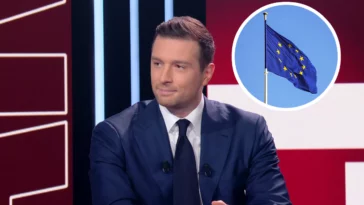 Bardella drapeau européen Élysée