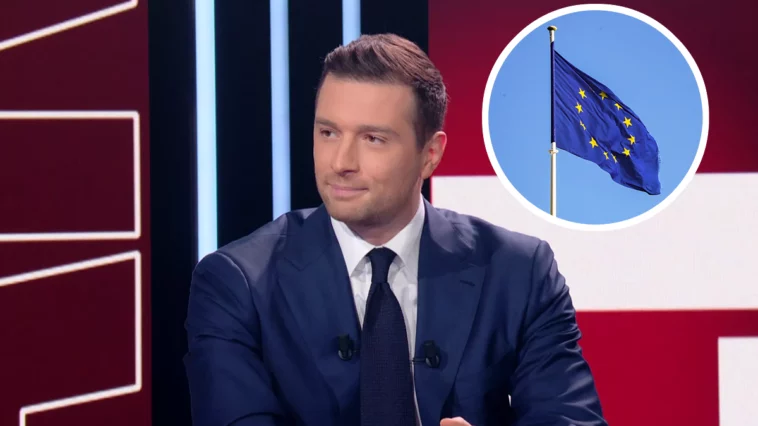 Bardella drapeau européen Élysée